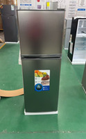 Réfrigérateur Américain Double Porte 138L OEM ODM à Congélateur Supérieur, Mini Réfrigérateur Domestique à Commande Électronique