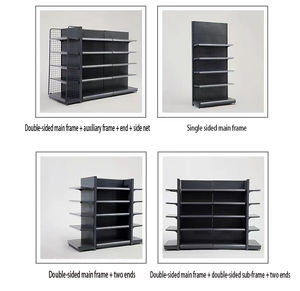 고품질 표준 핫 세일 맞춤형 중량급 금속 진열대 금속 슈퍼마켓 선반 - Product Image 2