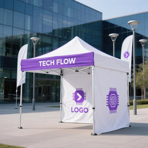 Vendita Diretta dalla Fabbrica, Pratico Gazebo Pop-up Personalizzabile, Stand Pubblicitario Pieghevole per Marchi - Product Image 2