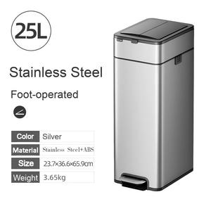 Contenedor <span class=keywords><strong>de</strong></span> <span class=keywords><strong>Basura</strong></span> con Sensor Inteligente <span class=keywords><strong>de</strong></span> Apertura por Pedal para la Recolección <span class=keywords><strong>de</strong></span> Residuos Domésticos - Product Image 5