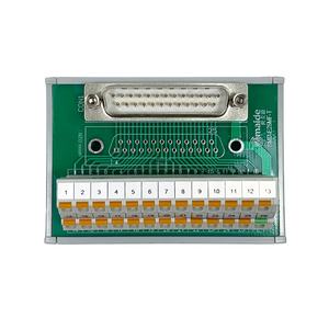 Bloc de bornes à vis D-SUB 25 broches avec interface DB, en cuivre étamé, pour carte <span class=keywords><strong>PCB</strong></span>, 24VDC, enfichable en ligne, 26-12 AWG, 1A max. en courant continu - Product Image 1