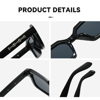 Lunettes de soleil unisexes UV400 2026 de haute qualité, légères en PC transparent, motif léopard, monture carrée, logo personnalisable, polarisées, tendance