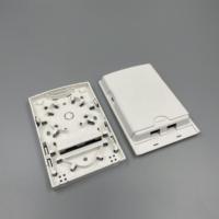 FTTH Glasfaser-Anschlussbox mit 2 Anschlüssen, Glasfaser-Paneel für Innenbereich, 2-Kern-Glasfaser-Anschlussbox für 2 Fasern, 2 Adapter