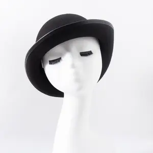 Ưa thích ăn mặc trang phục Mũ dành cho người lớn màu đen cảm thấy Bowler hat kỳ diệu quý ông của Bowler hat - Product Image 2