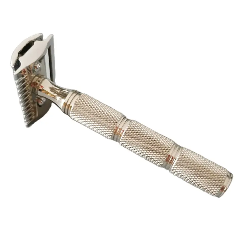 Dishi Wholesale Top Sale Beauty Products 316L stainless steel Handle Razor Double Edge Safety Razor