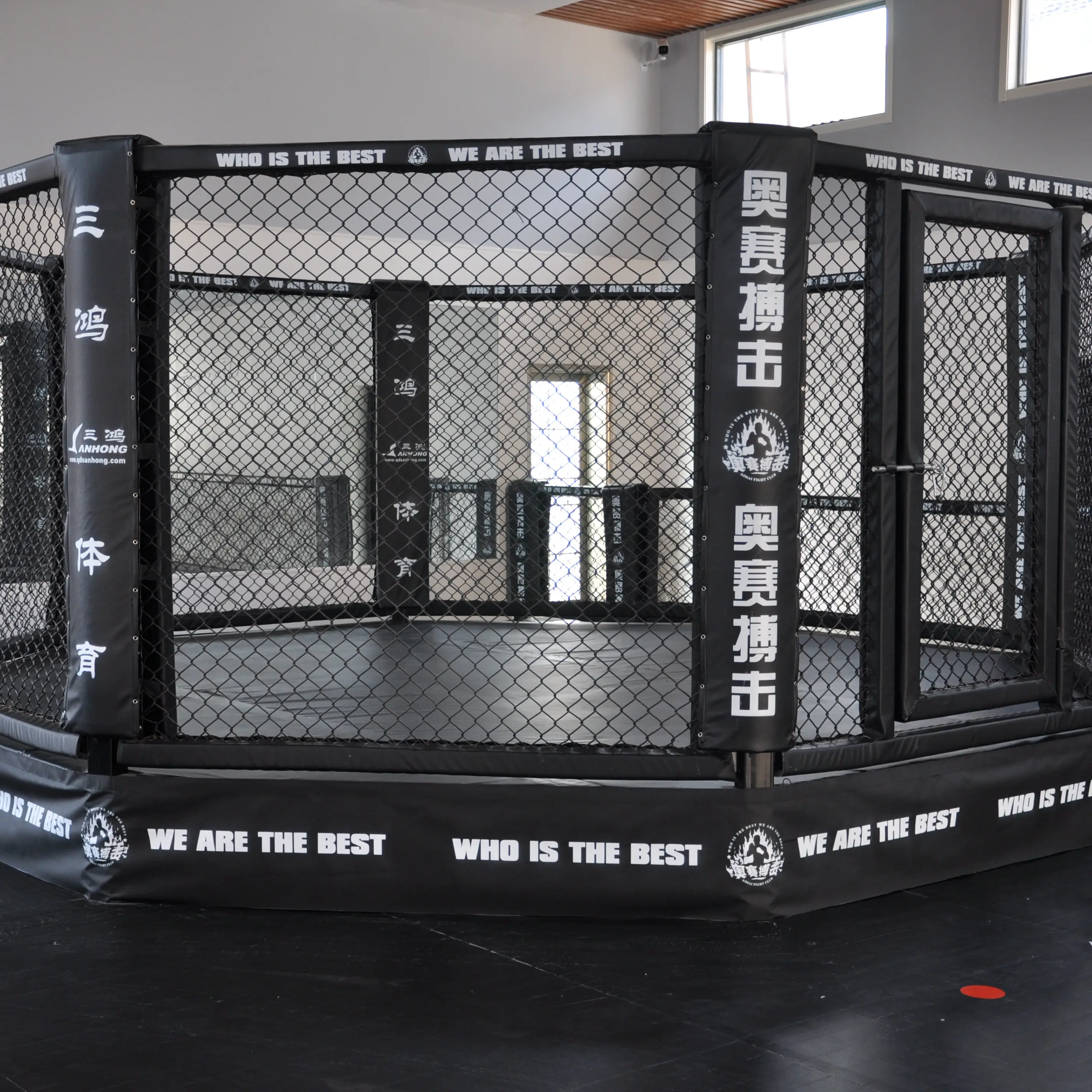 MMA kafes sekizgen yer MMA octagon kullanılan boks halka