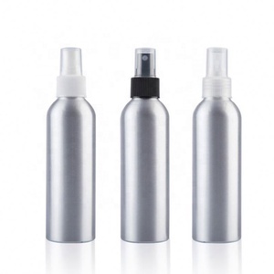 Aluminum 50ml 100ml 150ml Refillable <b>Mist</b> Spray <b>Bottle</b> 300ml Aluminium <b>Bottle</b> with Metal Silver Screw Cap - Product Image 4