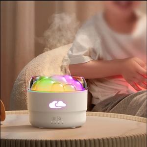 280ml Colorful Light Mini <b>Electric</b> Humidifier with LED Light & Aromatherapy Hotel Use Timing Function - Product Image 2