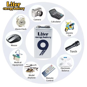 Batería Recargable de <span class=keywords><strong>Litio</strong></span> Lipo USB de 9V y 1200mAh, <span class=keywords><strong>Carga</strong></span> de Fábrica con Cable Micro USB para Micrófono, Juguete, Control Remoto, KTV - Product Image 4