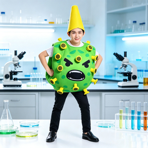 <span class=keywords><strong>Disfraces</strong></span> <span class=keywords><strong>de</strong></span> <span class=keywords><strong>Halloween</strong></span> para Adultos, Divertidos <span class=keywords><strong>Disfraces</strong></span> <span class=keywords><strong>de</strong></span> Gérmenes para Fiesta, Disfraz <span class=keywords><strong>de</strong></span> Bacterias con Sombrero, Unisex, Poliéster - Product Image 6