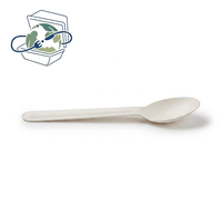 Cuillères jetables en bagasse de canne à sucre biodégradables XS-S1 pour la vente en gros – Vaisselle écologique pour plats à emporter