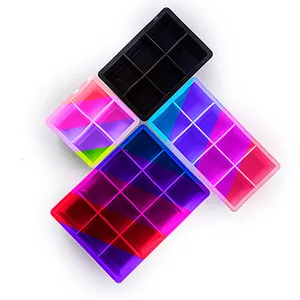 Minibandeja de silicona para cocina, cubitos grandes, caja de comida para niños con tapa, barata - Product Image 1