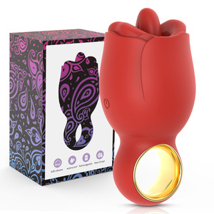 Neue weibliche 360 ° Vibration Vulva Orgasmus Sexspielzeug Klitoris Zunge lecken G-Punkt Vibratoren USB-Netzteil-Fabrik Großhandel - Product Image 6