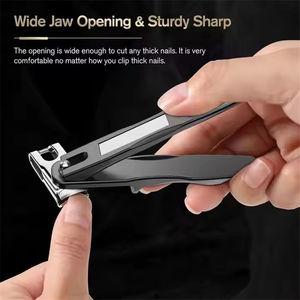 WELLFLYER NC-772炭素鋼小型ポータブルネイルカッター湾曲刃指爪クリッパーファイル付き - Product Image 6