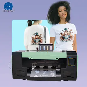 En çok satan T-shirt dijital BASKI MAKİNESİ a3 dtf yazıcı i600 xp600 çift baskı kafaları A3 DTF yazıcı