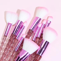 Pinceaux de maquillage professionnels haut de gamme en synthétique pour fond de teint, correcteur, fards à paupières et blush, avec étui noir – Offre Spéciale