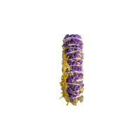 Bâton de tache de sauge blanche purification de l'énergie salvia japonica fleur bâton de cèdre tour d'encens paquet de sauge
