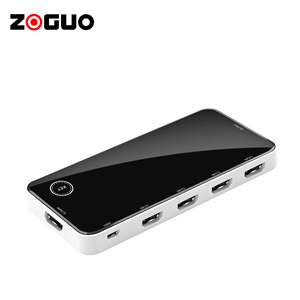 Nhà máy bán buôn cho HDMI 2.0b phiên bản 4K 60Hz HDR tự động điện áp <span class=keywords><strong>Switcher</strong></span> 80 gam hợp kim nhôm đen âm thanh <span class=keywords><strong>video</strong></span> phụ kiện - Product Image 4