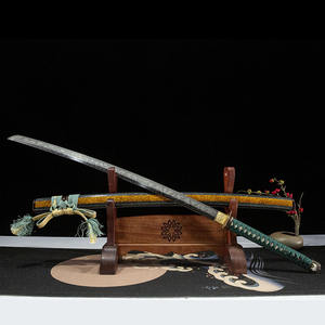 ดาบปลอมลายเงาผี ตีขึ้นรูปด้วยดินเหนียวและขอบเผา ดาบญี่ปุ่นขายส่ง ซามูไร อิอิ บาโตะ คาตานะ - Product Image 2