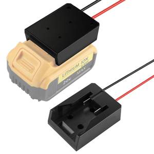 Adaptador de batería para <span class=keywords><strong>herramienta</strong></span> eléctrica de 18V, montaje de fuente de alimentación con cables, conector convertidor de batería, adaptador de corriente DIY - Product Image 3