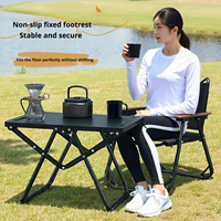 Mesa Táctica Plegable para Exteriores, de Acero al Carbono, Ligera y Portátil, para Picnic, Camping y Actividades al Aire Libre