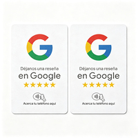 NFC-Karten für Google-Bewertungen TapFive RFID Mini-Tag Ntag213/215/216 Karten zur Google-Bewertungsförderung Wasserdichte PVC-Karten