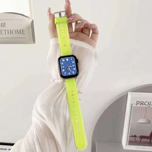 Moda nuevas mujeres hombres correa de reloj Correa Glacier Tpu deportes transparentes gelatina Tpu correa de reloj para <span class=keywords><strong>Apple</strong></span> <span class=keywords><strong>Watch</strong></span> <span class=keywords><strong>Series</strong></span> - Product Image 2