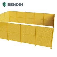 Barrière de Sécurité Industrielle Modulaire Anti-Corrosion pour Usine, Cloisonnement d'Atelier, Ligne de Production et Séparation d'Entrepôt