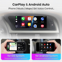 Radio para Coche Junsun con CarPlay Inalámbrico y Android Auto para Audi A5 2009-2016, Multimedia GPS 2din para Audi A5 2009-2016
