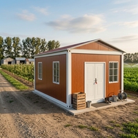 Maison conteneur agricole préfabriquée, abri agricole en panneaux d'acier, dortoir pour travailleurs, bureau sur le terrain, cabane