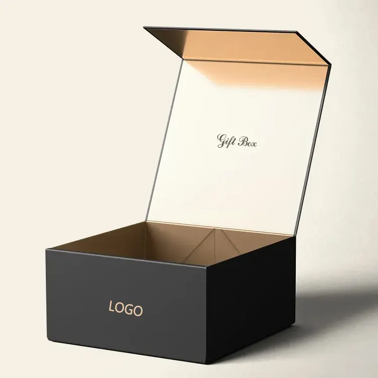 कस्टम आकार रंग मुद्रित ग्रे उपहार बॉक्स luxe क्रिसमस पैकेजिंग उपहार बॉक्स के लिए एक छोटा है। buisness