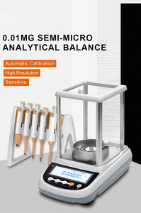Balanza Analítica Semi-micro de Laboratorio 610g 0.0001g 0.1mg, Balanza de Pesaje con Calibración Externa FA614AI - Product Image 2