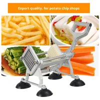 Commerciële Aluminium Frietmachine Aardappelsnijmachine Zuigvoeten Voor Keukenhotels Restaurants Groentesnijder