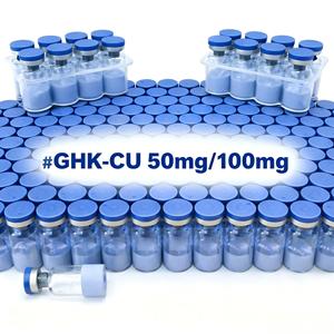 Factory Price GHK-Cu <b>Copper</b> Peptide <b>Powder</b> 50mg 99% Purity Water-Dissolvent Cosmetic Raw Materials - Product Image 1