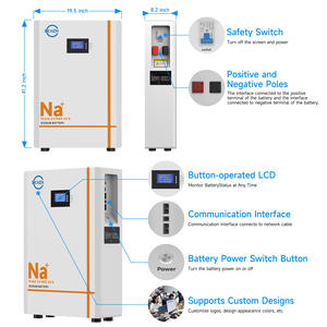 Paquete <span class=keywords><strong>de</strong></span> Baterías <span class=keywords><strong>de</strong></span> Iones <span class=keywords><strong>de</strong></span> <span class=keywords><strong>Sodio</strong></span> <span class=keywords><strong>de</strong></span> 48V, Baterías <span class=keywords><strong>de</strong></span> Litio y <span class=keywords><strong>Azufre</strong></span> <span class=keywords><strong>de</strong></span> 10kw, Gabinete <span class=keywords><strong>de</strong></span> Baterías Externo para Sistema Solar - Product Image 4