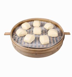 Ultimo Vaporizador <span class=keywords><strong>De</strong></span> <span class=keywords><strong>Bambu</strong></span> Anillo Vapor 8 Del 2 Pequeno Dim Sum Vaporeras Redondas Serpentina Metal - Product Image 1