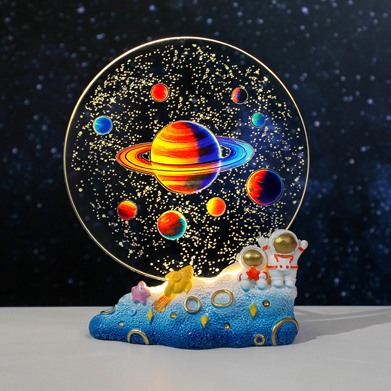 Saturno colorido