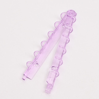 Clips de reliure PP colorés, anneaux de reliure en O à 6 anneaux pour carnet de notes à feuilles mobiles, anneaux de classement, fournitures de bureau et scolaires OEM ODM