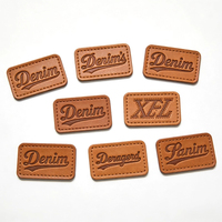 Patch personnalisé, accessoires de portefeuille en cuir gaufré personnalisé avec logo privé, étiquette en PU pour vêtements, sacs, chaussures