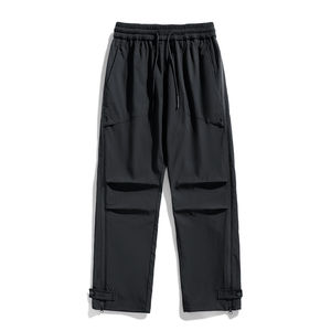 กางเกงขายาวสไตล์อเมริกันสำหรับผู้ชาย พิมพ์โลโก้ได้ตามต้องการ แฟชั่นฤดูใบไม้ผลิและฤดูร้อน แบรนด์ไฮสตรีท เหมาะสำหรับใส่ทำงาน - Product Image 3