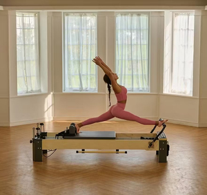 <span class=keywords><strong>Lit</strong></span> de Pilates pliable en chêne écologique pour la maison, idéal pour le yoga et l'entraînement physique, avec garantie de <span class=keywords><strong>3</strong></span> ans et fonction de massage corporel - Product Image 6