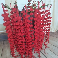 Kunstbloemrank Groene planten Woondecoratie Liefdestranenrank Kunstbloemboeket Zeer realistisch kunstmatig