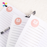 Promoción al por mayor, cuaderno de escritura con logotipo personalizado, libro de ejercicios de encuadernación en espiral