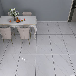 Grandi piastrelle effetto marmo 600x1200 ceramica <span class=keywords><strong>Carara</strong></span> gres porcellanato lucido effetto roccia smaltato lucido bianco per pavimenti e rivestimenti - Product Image 6