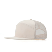 Casquette de soleil décontractée Richardson Truck Canvas Mesh Printemps-Été Unisexe, 7 panneaux, visière plate, broderie 3D, mode sport transfrontalière
