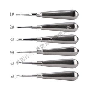 Materiales dentales: elevadores dentales, elevadores dentales Kangqiao, elevadores dentales Kangqiao rectos y curvos, en forma de T - Product Image 1