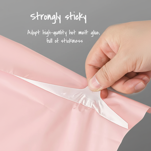 CFC Pink Color Express PE Bag Factory Buen precio de descuento Entrega rápida Mailing Wholesale Bolsa de embalaje de plástico polivinílico impermeable - Product Image 1