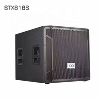 Système audio professionnel STX818S, caisson de basses simple de 18 pouces, 600W/800W, enceinte audio extérieure