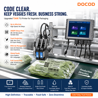 Nueva Impresora de Inyección de Tinta Térmica Inteligente DOCOD 25.4mm T260E para Codificación de Fechas de Caducidad en Botellas de Plástico y Cartones