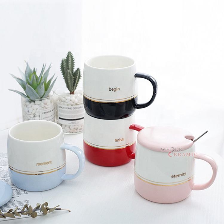 Wholesale Customized Scolorful Glazed Ceramic Coffee Tea Mugs with ...